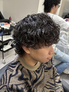 ビカムメンズヘアー 栄店(become men's hair) 3分セットでキマる前髪下ろしサーフカール
