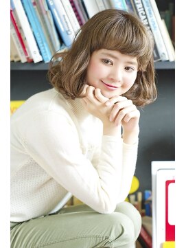 ロンド ルージュ 銀座店(Lond rouge) 【Rouge】柔らかい質感でカワイイ、ベビーバングなオシャレボブ