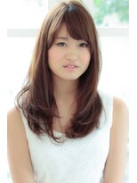 エイミーバイアフロートザガーデン 浦和店(amie by afloat the garden)&nbsp;小顔カットで可愛いナチュラルセミロング【浦和】