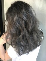 ブラン 梅田(Blanc) 【Blanc/梅田】パールグレージュ_ラフウェーブ_グラデーション