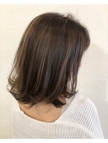 アムレヘアー(amule hair) 【amule hair】ふんわりなちゅボブハイライト