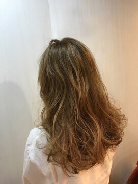 ヘアサロンエム 渋谷店(HAIR SALON M) 外ハネボブ/アッシュブラウン/ネオウルフ/デザインカラー