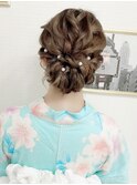 浴衣着付け＋ヘアセット