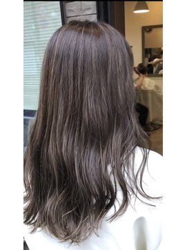 ヘアー ブルー(HAIR BLUE) ハイライト3Dロング