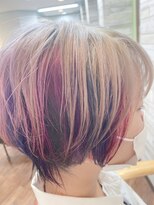 ヘアー バイ ミーズ(hair by Mii’s) ユニコーンカラー