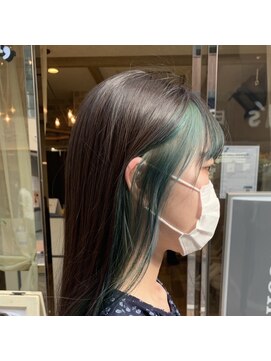 ネオリーブエム(Neolive em;) インナーカラー　グリーン☆