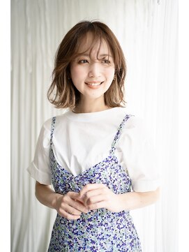 マグノリア オモテサンドウ(MAGNOLiA Omotesando) イヤリングカラーがポイント♪ニュアンスボブヘア・・・HINATA