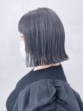 アイティーバイアルバム 藤沢店(IT by ALBUM) 外ハネボイス_ショコラベージュボブルフベビーバング_ba335792