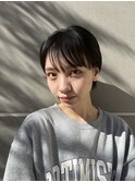 縮毛矯正からのカジュアルショート/シースルーバング♪