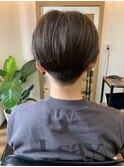 刈り上げセンターパート