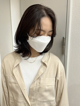 ロンドプロフィール 浦和(Lond profil) 中川陽南子【くびれレイヤーミディカーキブラウン暗髪ヘア】