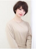 美髪ショートボブくびれショートハンサムショート前髪
