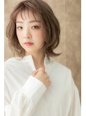 フレンチカジュアル大人ハイライトボブウルフY越谷10代20代30代