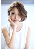 大人可愛いショートボブ【eau】川地
