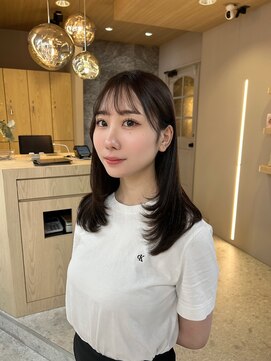 ボタン テンジン(VOTAN tenjin) ダークブラウン×韓国ヘア×透明感カラー