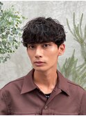 波巻きスパイラルパーマツイストパーマ刈り上げツーブロック
