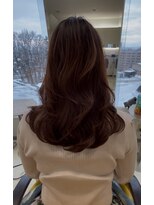 エリア(area) コテ巻き風パーマの簡単スタイリングヘア