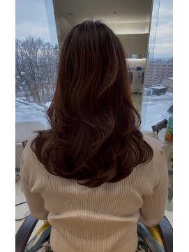 エリア(area) コテ巻き風パーマの簡単スタイリングヘア