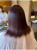 ラベンダーパープルピンクベージュダブルカラーケアブリーチ