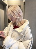 ホワイトブロンド/ホワイト
