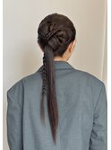 お呼ばれhair set