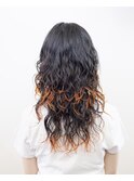 ウルフ#ケアパーマ#レイヤーカット#オレンジ#ブリーチ#豊橋#豊川