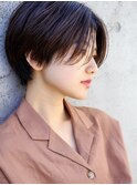 イメチェン/ホワイトブロンド/外ハネボブ/ワイドバング/表参道