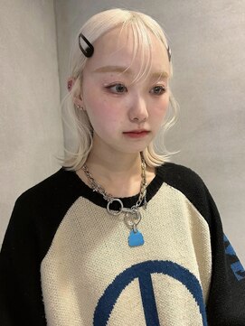 ペレ アネックス 大阪梅田茶屋町店(PELE ANNEX) くびれヘア/アプリコットオレンジ/夏のヘアアレンジ/梅田