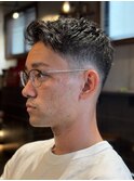 アップバングショート