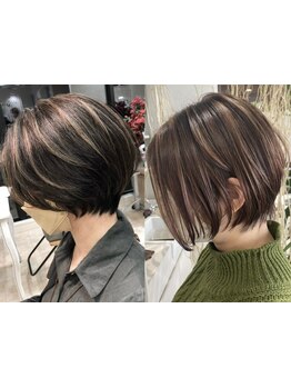 《気分が上がる白髪の生かし方を提案＊》白髪ぼかしや明るい白髪染めが大人気★