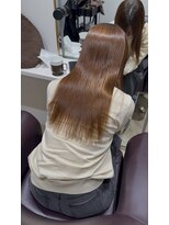 ルイマダーナ 栄店(LOUIMADNA)&nbsp;梅雨時期にかけて伸びた部分をリタッチ縮毛矯正