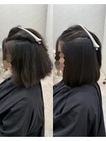 シンシア 銀座(sinsia)&nbsp;30代　癖と乾燥で膨張する髪も乾かすだけで内巻きボブに！