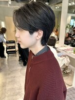 ナナローネス 渋谷(nana loness)&nbsp;メンズマッシュ　メンズパーマ　毛流れパーマ　センターパート