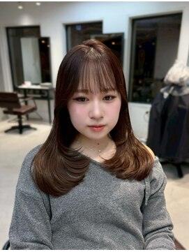 ザシェノンウメダ(THA CHAINON UMEDA) 着物ヘア/大人ガーリー/ダークアッシュ/似合わせカット/心斎橋