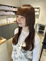 オリガミ 高松桜町(ORIGAMI)&nbsp;【イルミナカラー】オレンジブラウン×大人姫カット