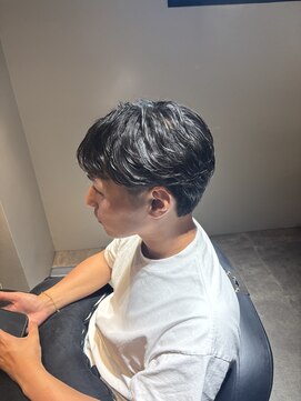 ハイプ 木更津(HYPE) 【フェザーパーマ】MEN’S/リバースセンターパート/木更津