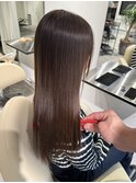 白髪ぼかし髪質改善ストレート艶髪ヘッドスパ