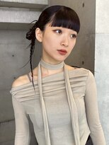 スクリーンギンザメゾン 銀座(SCREEN GINZA MAISON.) ミルクティーブロンド/ダークブルー/デジタルパーマ/銀座