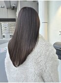 ナチュラルロングレイヤー×アディクシーカラー