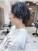 毛長スパイラル×サーフカールパーマ