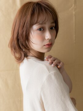 カバーヘア ブリス 大宮西口(COVER HAIR bliss) ミルクティーブロンドハッシュカットボブウルフパーマ20代30代W