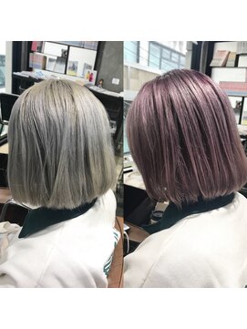 サロンドミルク 原宿(salon de MiLK) サロンドミルク　ダメージレスブリーチ　ピンクラベンダー