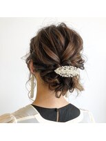 ヘアーニコル(hair nicole)&nbsp;結婚式用アップ