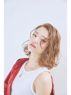 ヘアサロン アティリー(Hair Salon Attirer) 西梅田/ボブ/グレーベージュ/白髪ぼかし【Attirer飯田裕之】