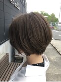 大人ショート×クールアッシュ