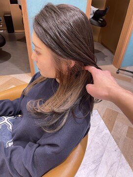 ロンド レグリーズ 立川(Lond leglise) 【槌矢圭悟】インナーカラー/ベージュ/ケアブリーチ