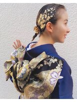 成人式、卒業式に！ヘアセット、アップ、髪飾り