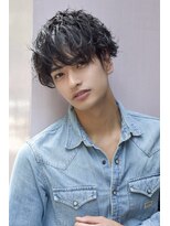 ラルユー 金山(LallYou)&nbsp;無造作パーマ/ツーブロック/韓流マッシュ/かき上げ