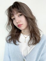 アイティー バイ アルバム 中野店(IT by ALBUM) チラシレイヤースタイル_ラベンダーカラーくびれミディ_28310