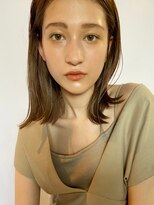 【PARK】フォギーベージュ×ナチュラルロブ
